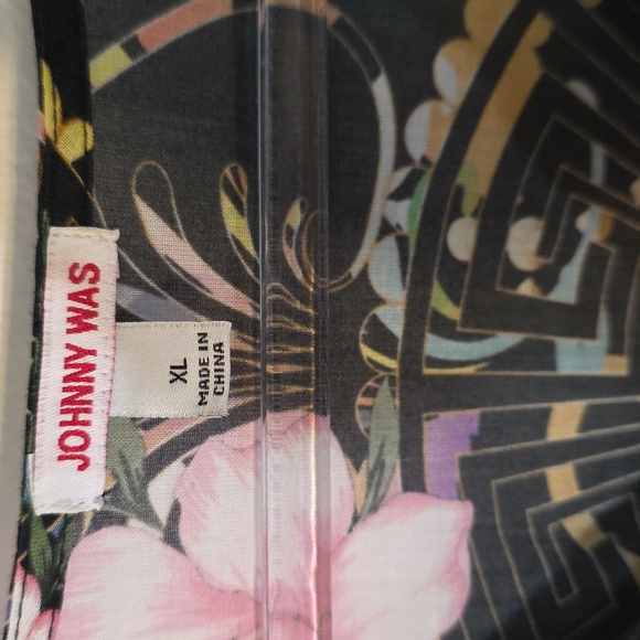 Johnny Was Peace Ruffle Tiered Midi Dress XL - Picture 5 of 11